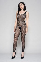 Music Legs Crochet Footless Body Stocking 1395