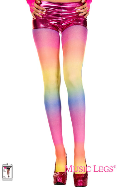 Music Legs Rainbow Tights 37007