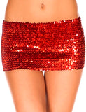 Music Legs Sequin Mini Skirt ML155