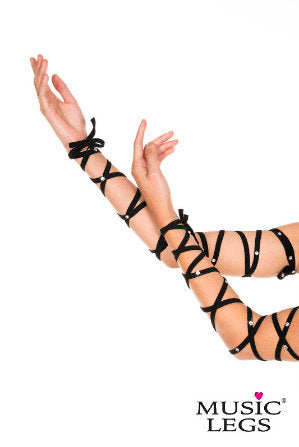 Music Legs Rhinestones Arm Wraps ML34006