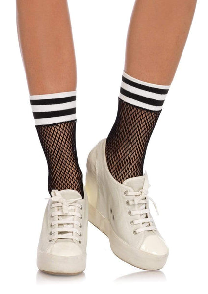 Leg Avenue Fishnet Anklet Socks 3045