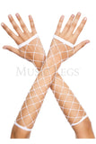 Music Legs Costumes Spandex Industrial Net Fingerless ML410