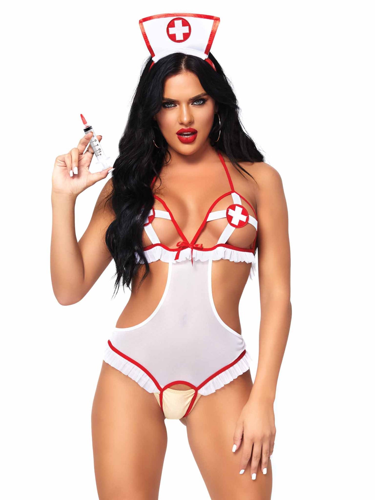 Leg Avenue Naughty Nurse Roleplay Lingerie Set 87051