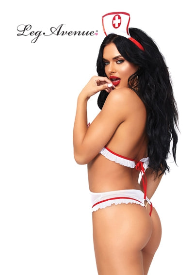 Leg Avenue Naughty Nurse Roleplay Lingerie Set 87051