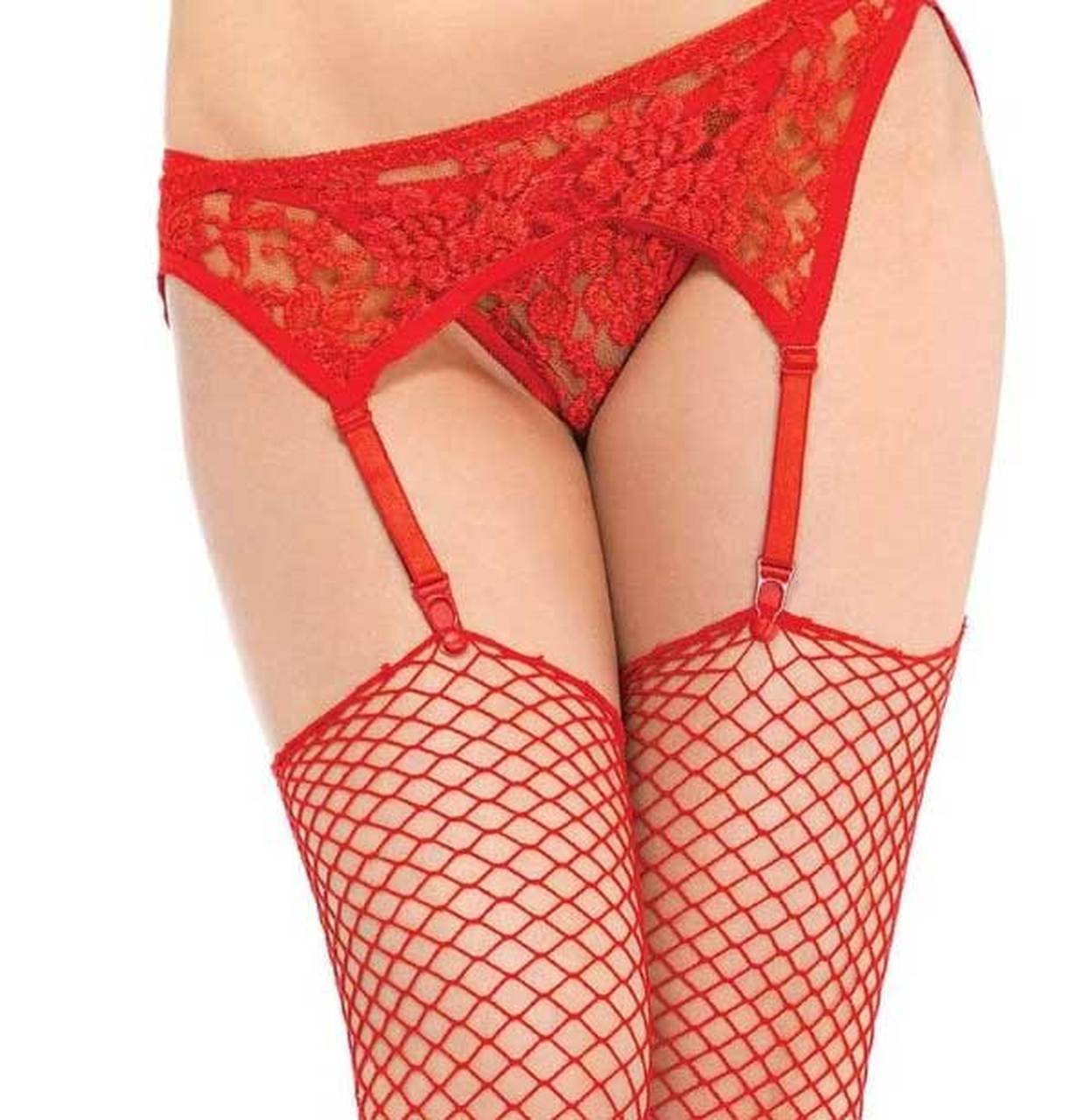 Leg Avenue Lace Garterbelt with Thong LA8888