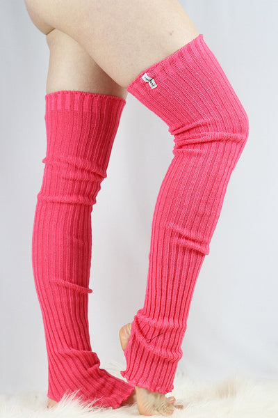 Rarr Extra Long Stirr-Up Knit Legwarmers Watermelon