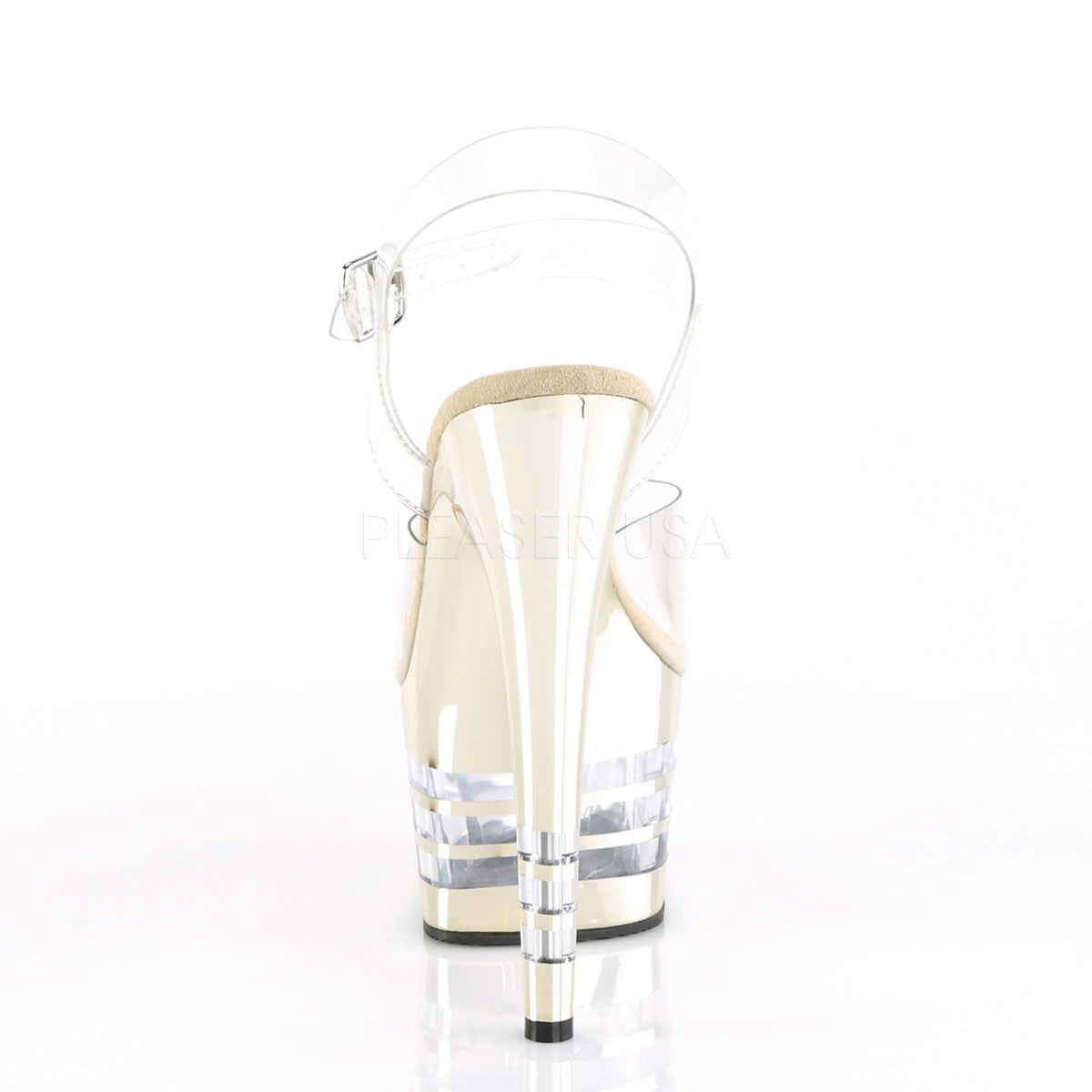 ADORE-708CHLN  Clear/Gold Chrome