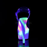 ADORE-708GXY  Clear/Neon Galaxy Glitter