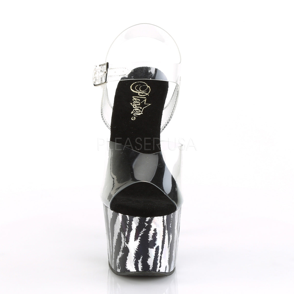 ADORE-708HP-2  Clear/Black-Silver Hologram