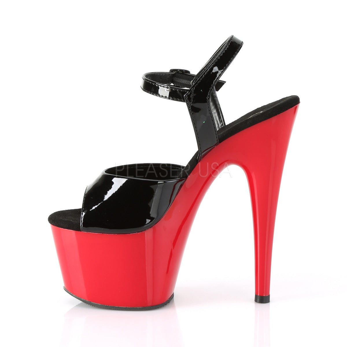 ADORE-709  Black Patent/Red