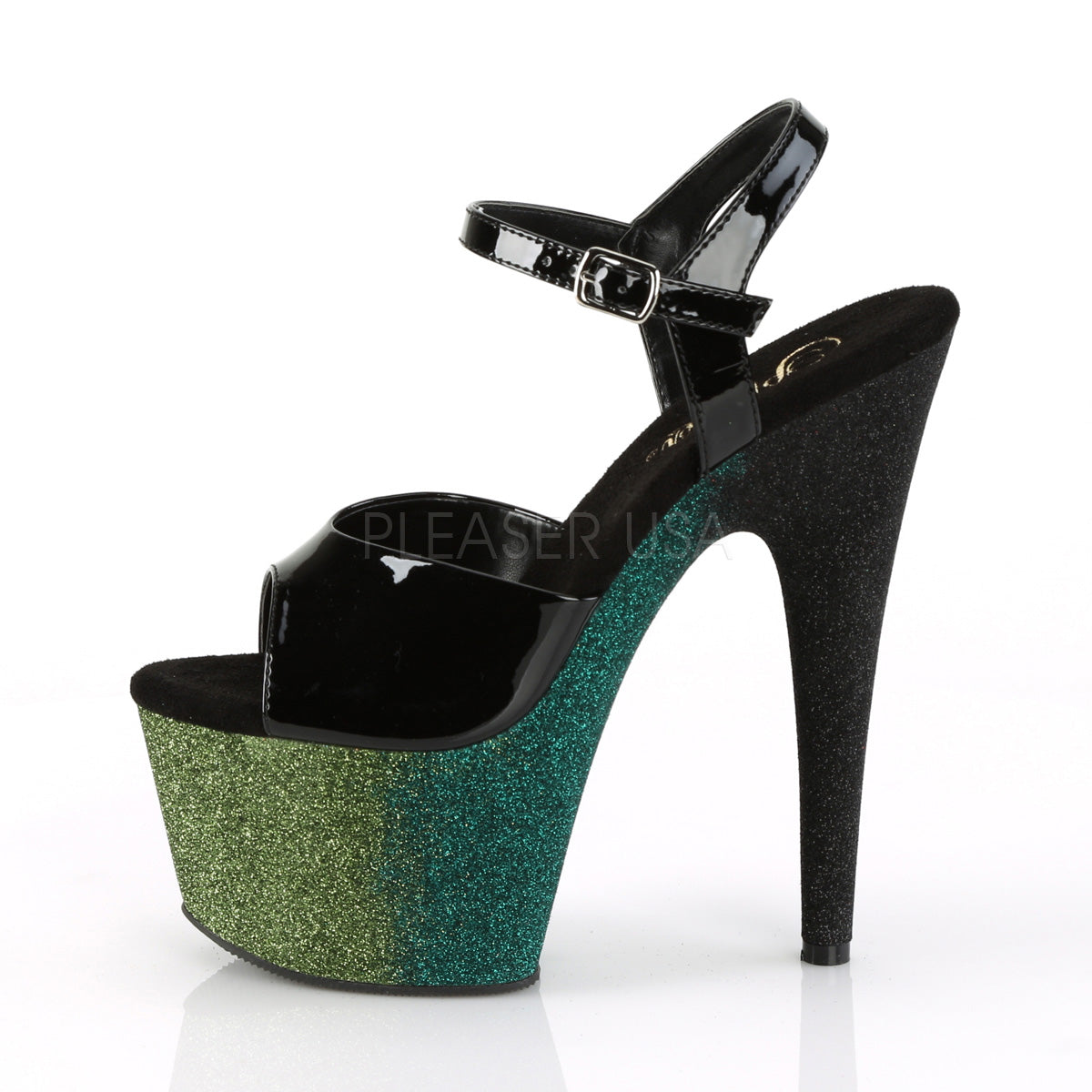 ADORE-709OMBRE  Black/Emerald-Black Ombre