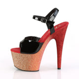 ADORE-709OMBRE  Black/Rose Gold-Red Ombre