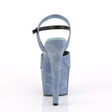 ADORE-709WR  Denim Faux Leather/Denim Faux Leather