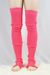 Rarr Extra Long Stirr-Up Knit Legwarmers Watermelon