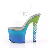 ARIEL-708OMBRE  Clear/Green-Blue Ombre