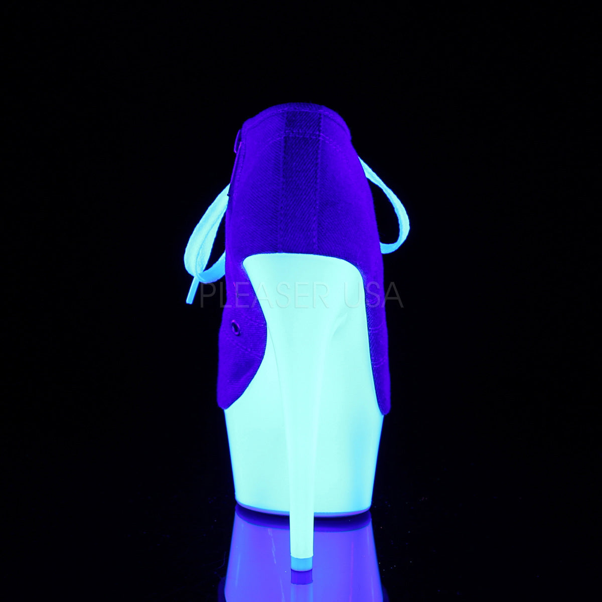 DELIGHT-600SK-01  Denim Blue Canvas/Neon White