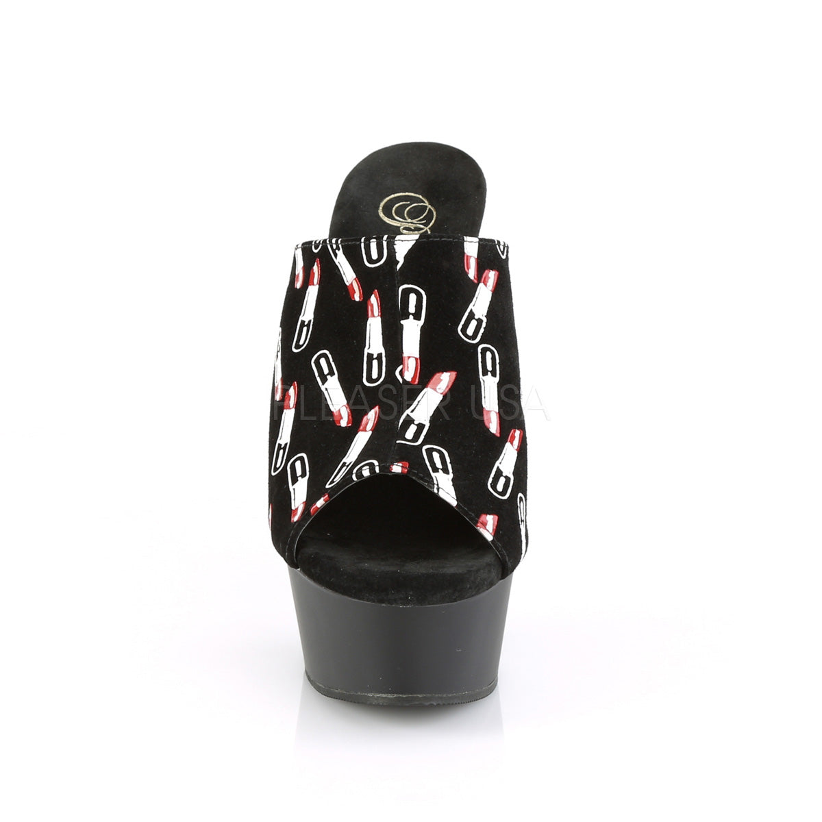 DELIGHT-601-7  Black Suede/Black Matte