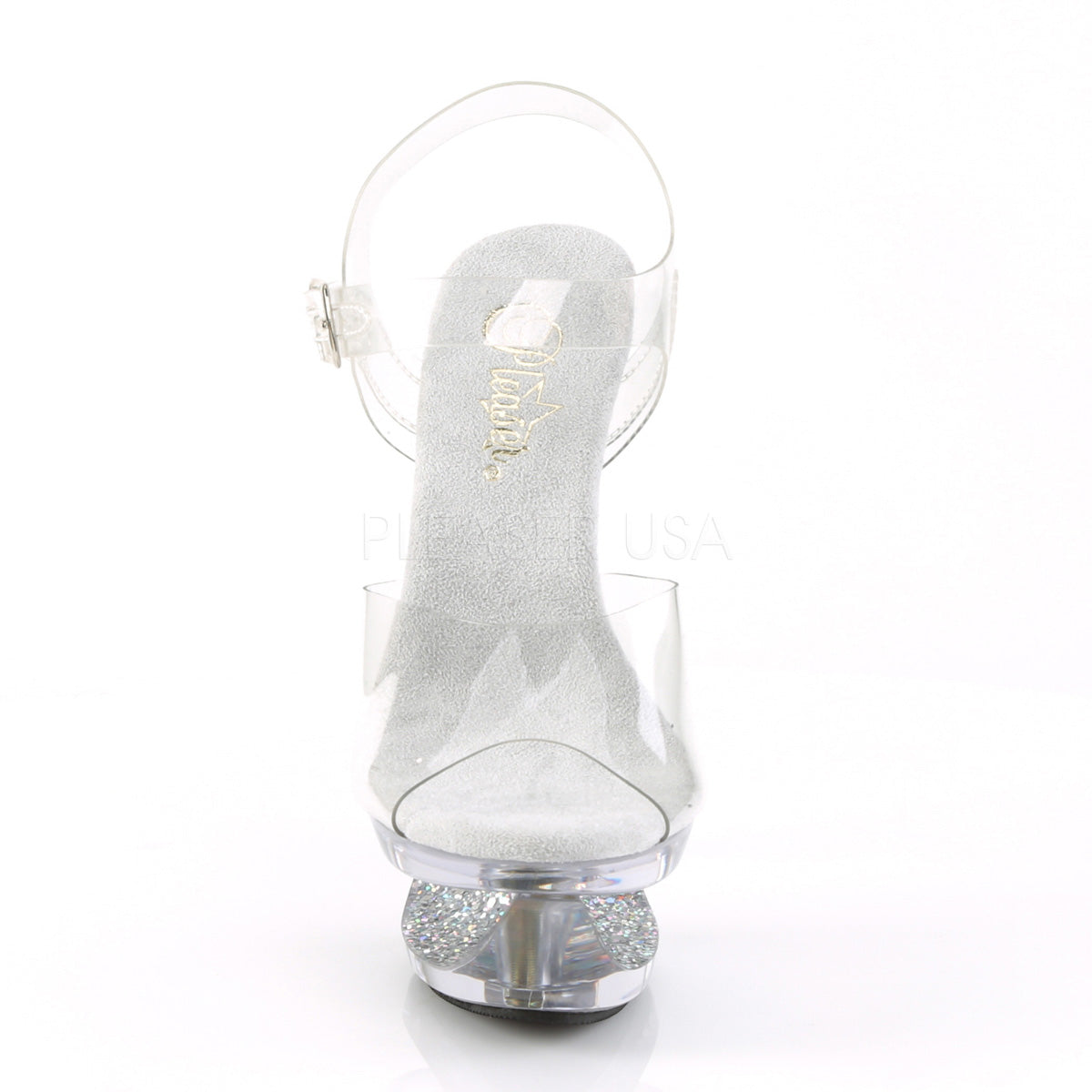 ECLIPSE-608GT  Clear/Silver Multi Glitter-Clear