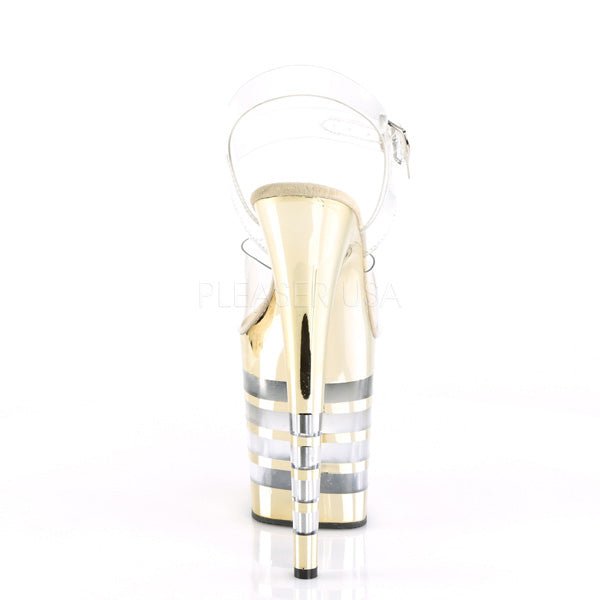 FLAMINGO-808CHLN  Clear/Gold Chrome