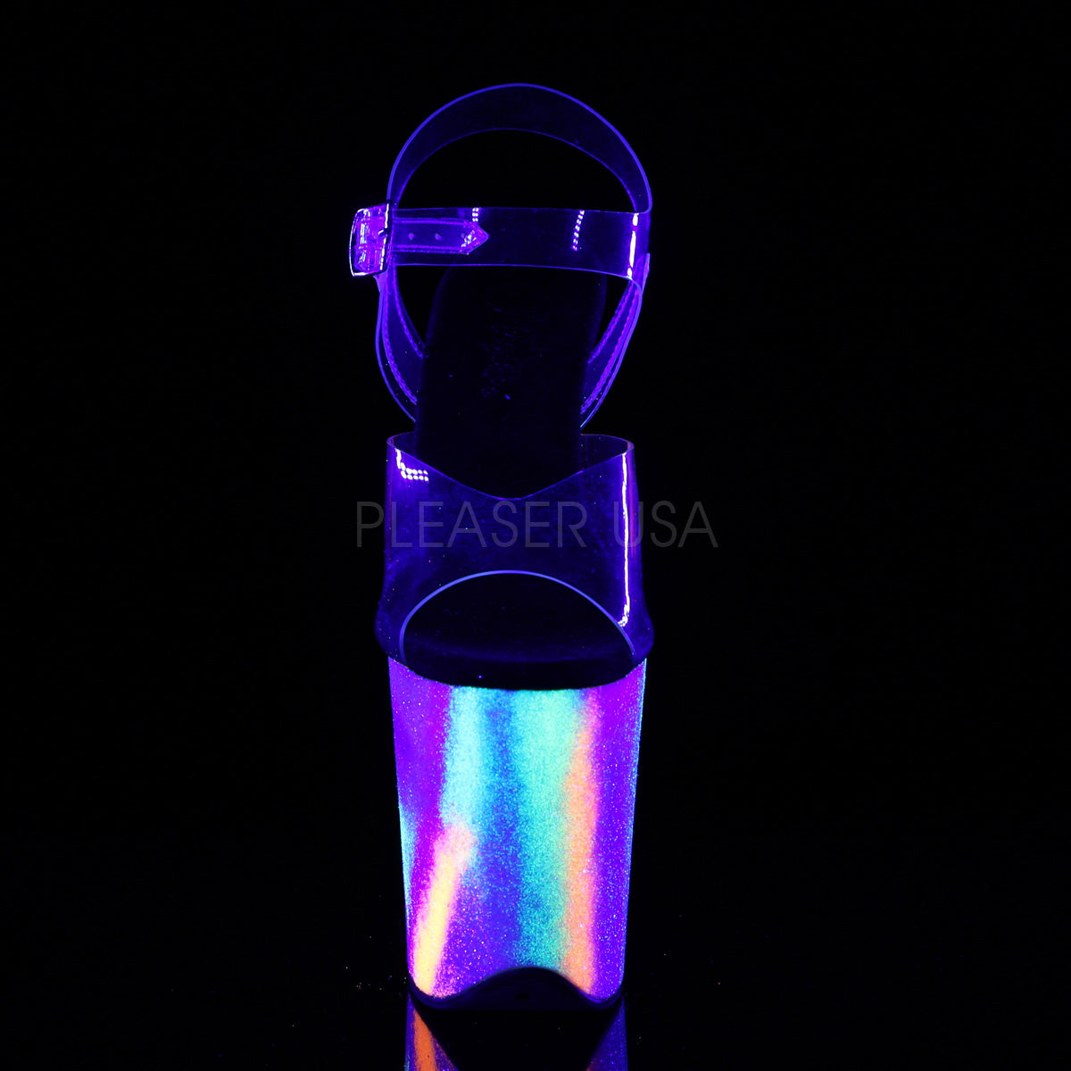 FLAMINGO-808GXY  Clear/Neon Glitter