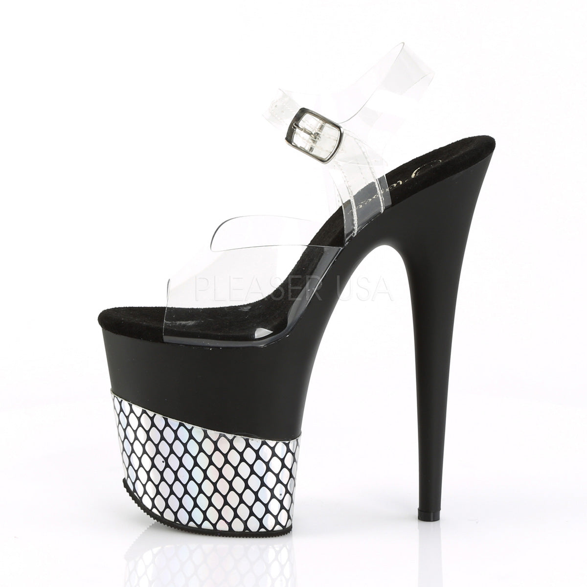 FLAMINGO-808HFN  Clear/Black Matte-Silver Holo