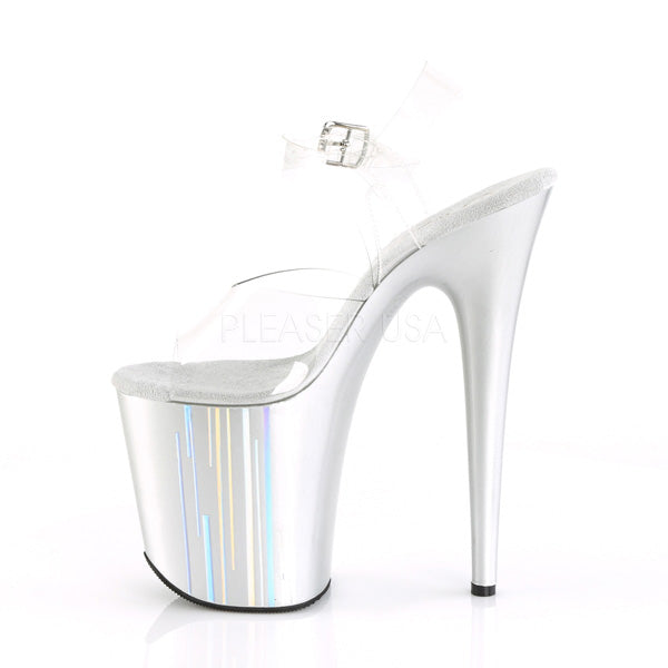 FLAMINGO-808HP-1  Clear/Silver-Silver Hologram