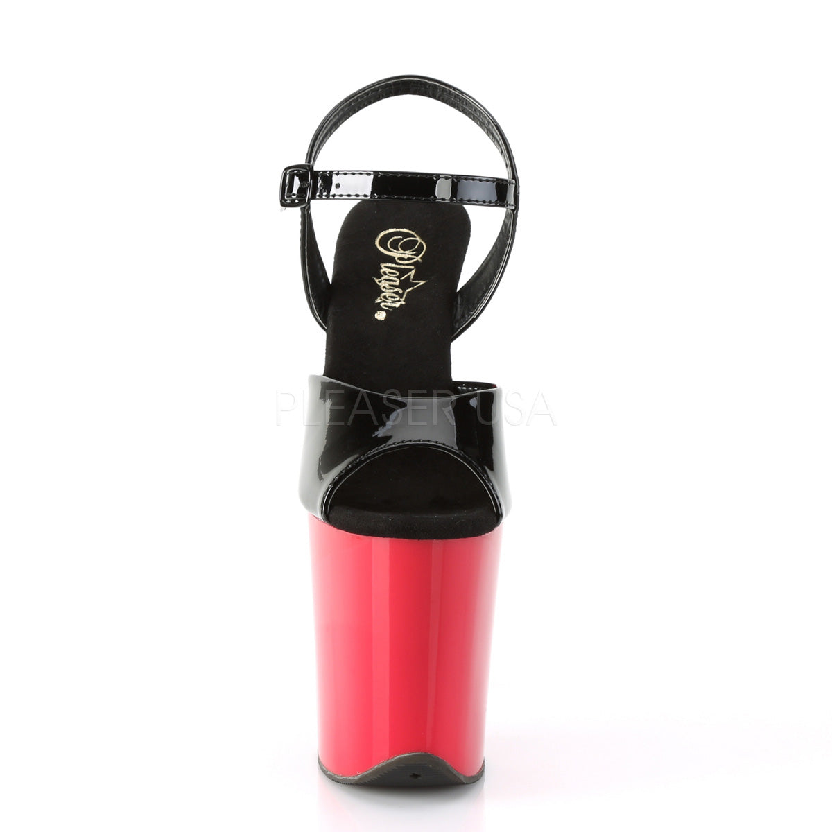 FLAMINGO-809  Black Patent/Red