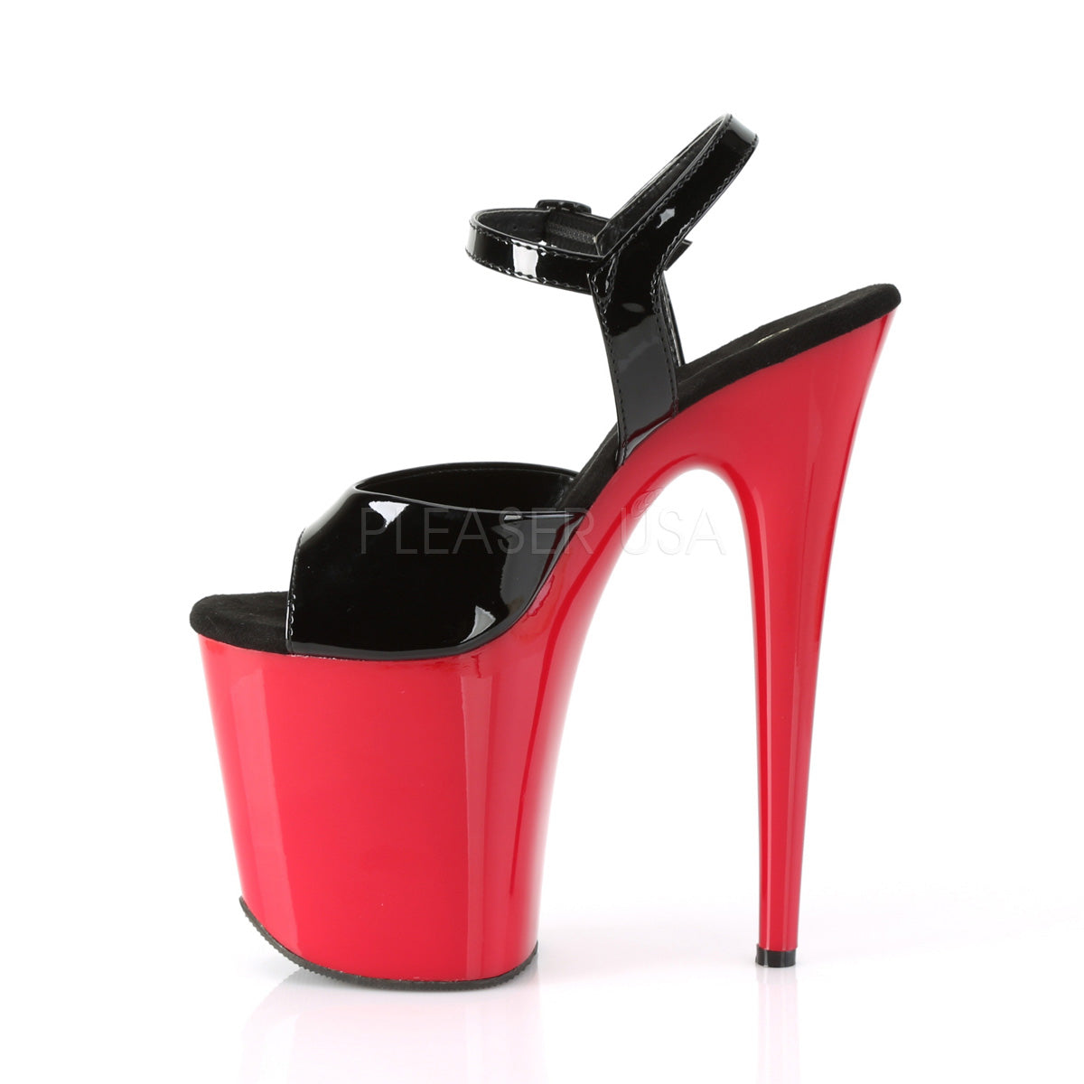 FLAMINGO-809  Black Patent/Red