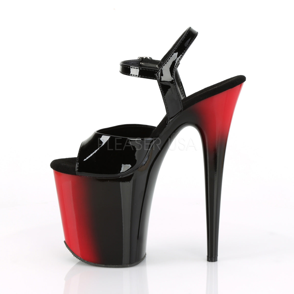 FLAMINGO-809BR  Black Patent/Red-Black
