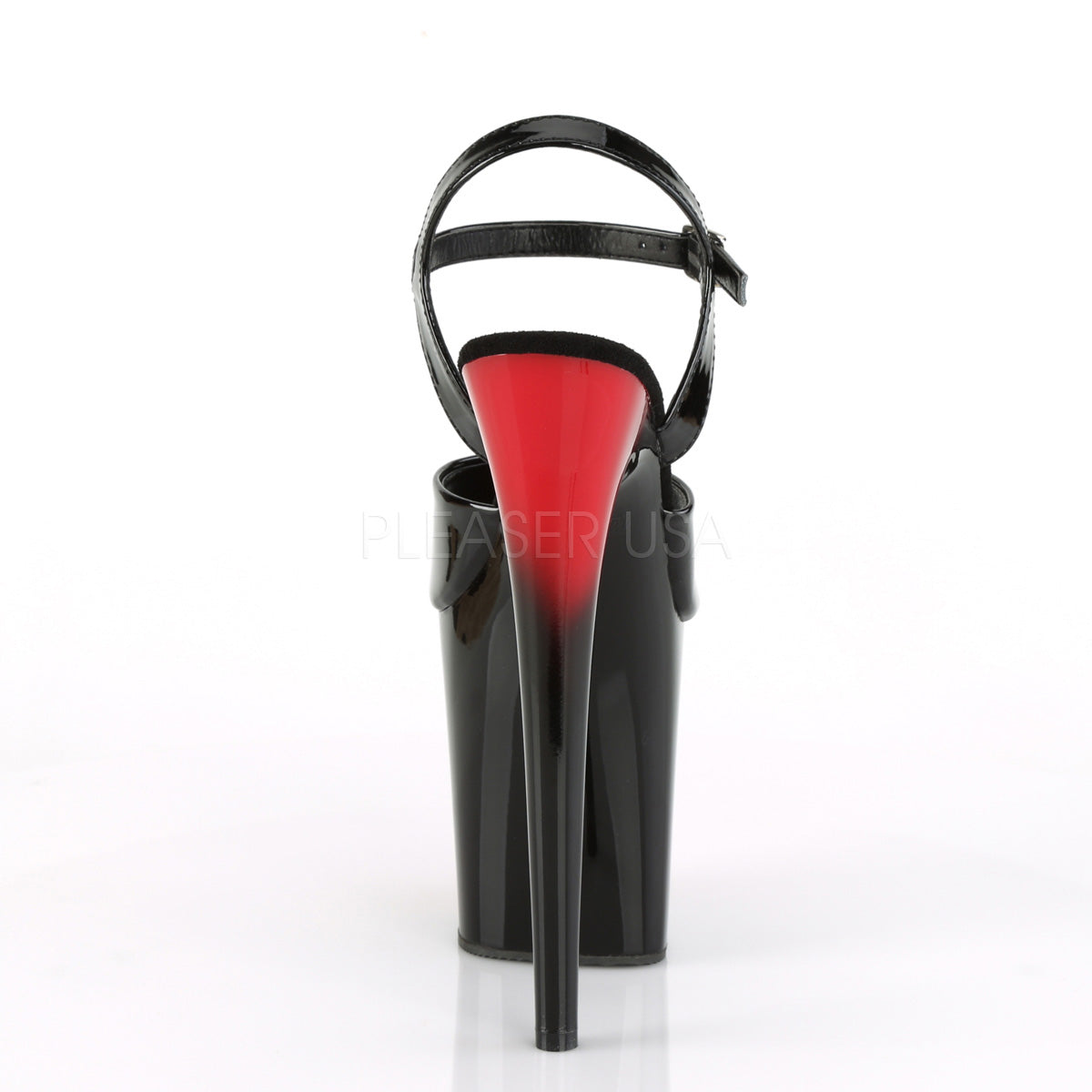 FLAMINGO-809BR  Black Patent/Red-Black