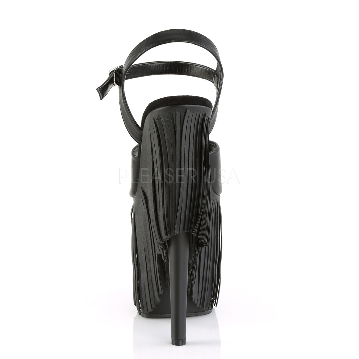 FLAMINGO-809FRG  Black Faux Leather/Black Matte