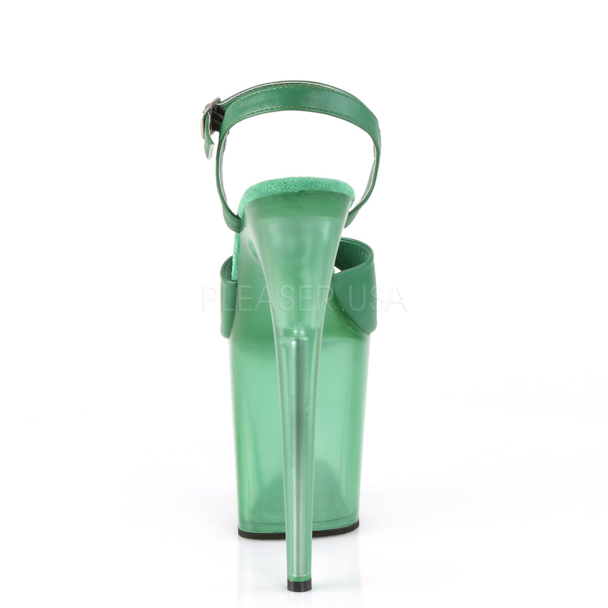 FLAMINGO-809T  Green Faux Leather/Frosted Green