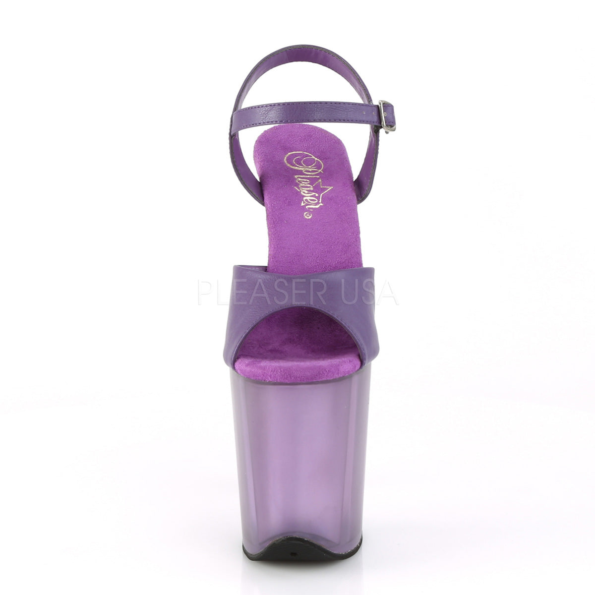 FLAMINGO-809T  Purple Faux Leather/Frosted Purple