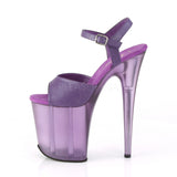 FLAMINGO-809T  Purple Faux Leather/Frosted Purple