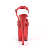 FLAMINGO-809T  Red Faux Leather/Frosted Red