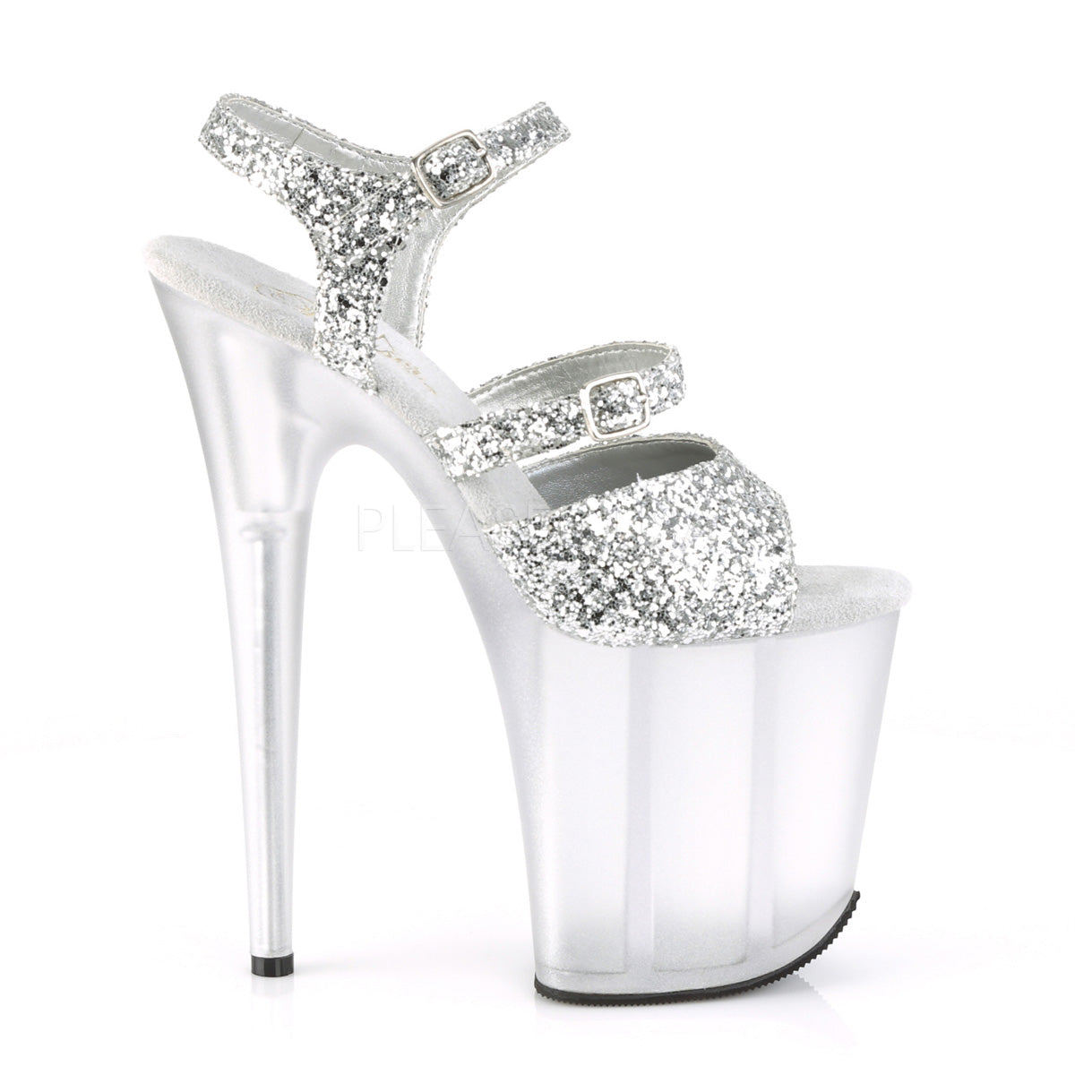 FLAMINGO-874  Silver Glitter/Frosted Silver