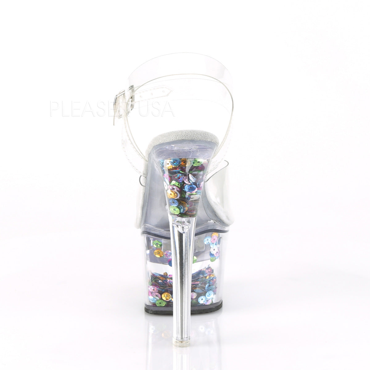 FLASHDANCE-708SQ  Clear/Clear-Sequins Inserted