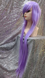 Lavender 40" Straight Heat Resistant Wig With Bangs