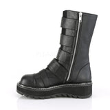 LILITH-211  Black Vegan Leather