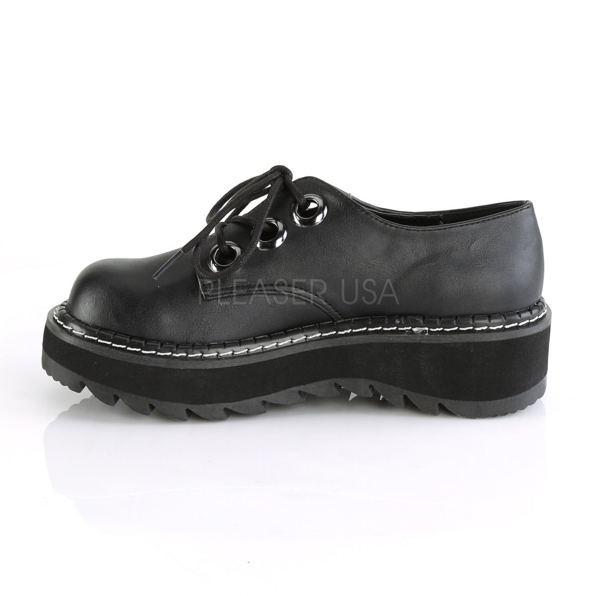 LILITH-99  Black Vegan Leather