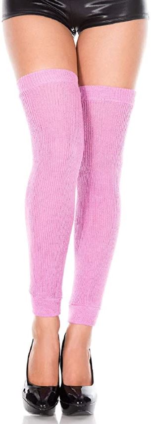 Music Legs Footless Acrylic Thigh High Leg Warmer ML4248