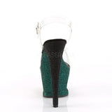 MOON-708OMBRE  Clear/Emerald-Black Ombre