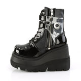 SHAKER-57  Black Vegan Leather-Black Patent