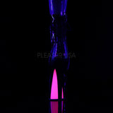 SKY-1018TT  Black Patent/Black-Neon Hot Pink