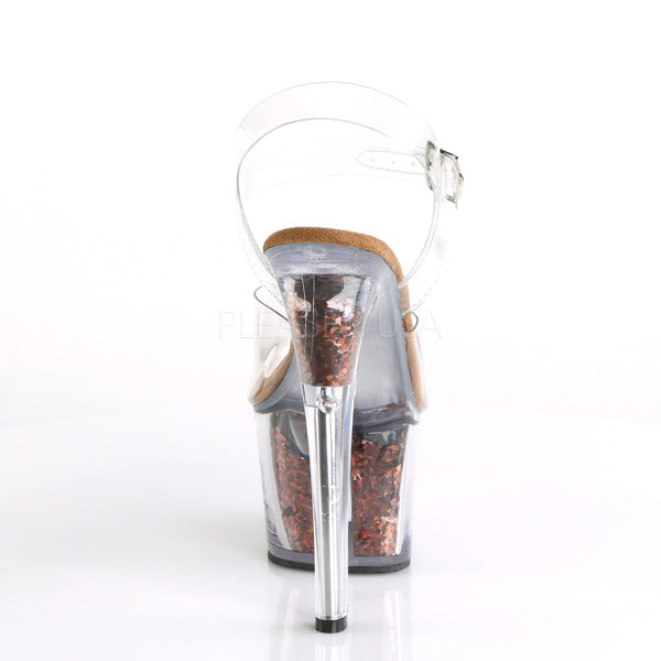 SKY-308GF  Clear/Brown Multi Glitter