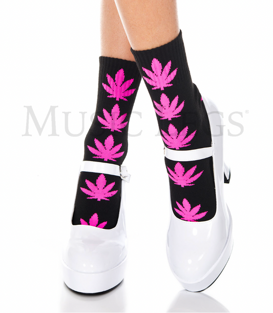 Music Legs Leaf Print 537