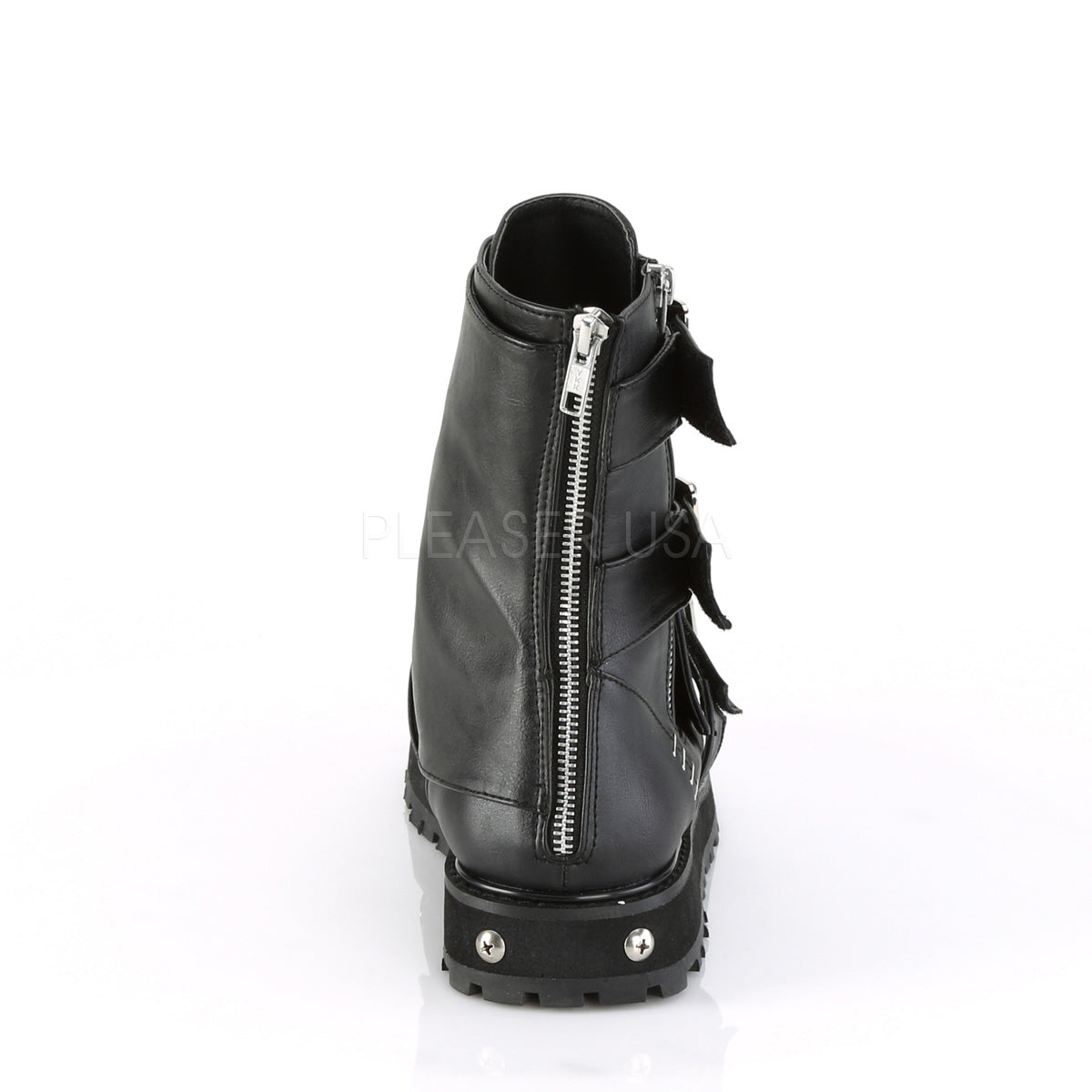 VALOR-150  Black Vegan Leather