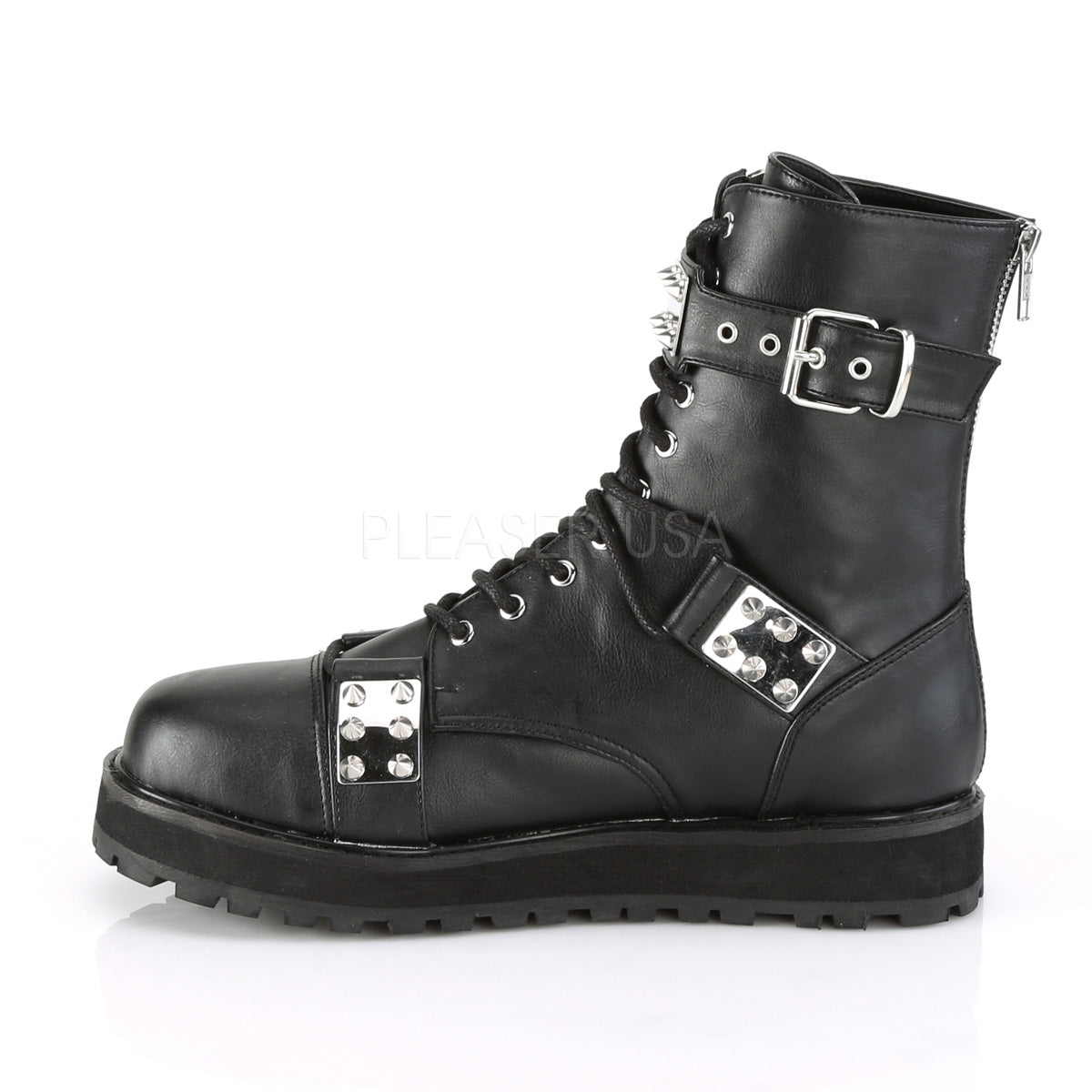 VALOR-280  Black Vegan Leather