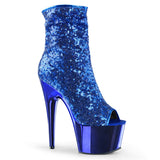 ADORE-1008SQ  Blue Sequins/Blue Chrome