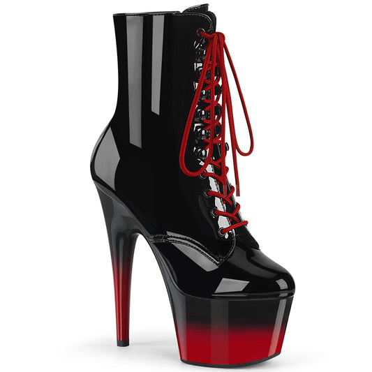 ADORE-1020BR-H  Black Patent/Black-Red